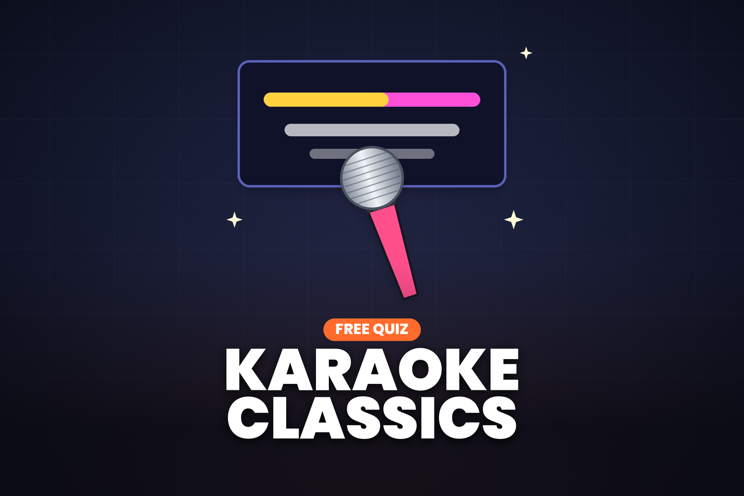 Karaoke Classics quiz cover