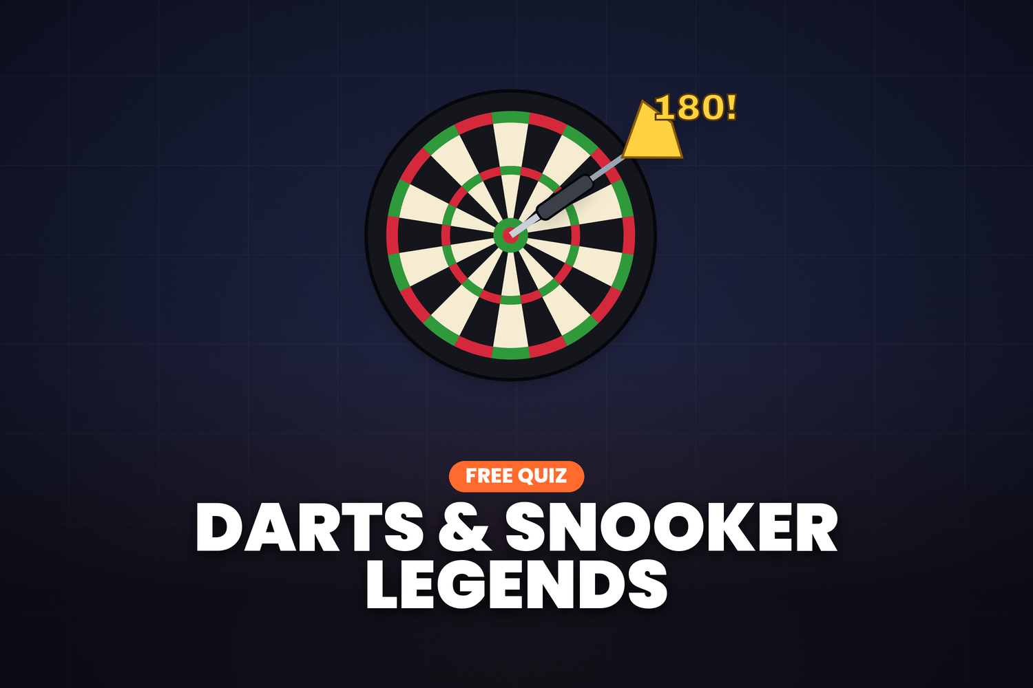 Darts & Snooker Legends quiz cover