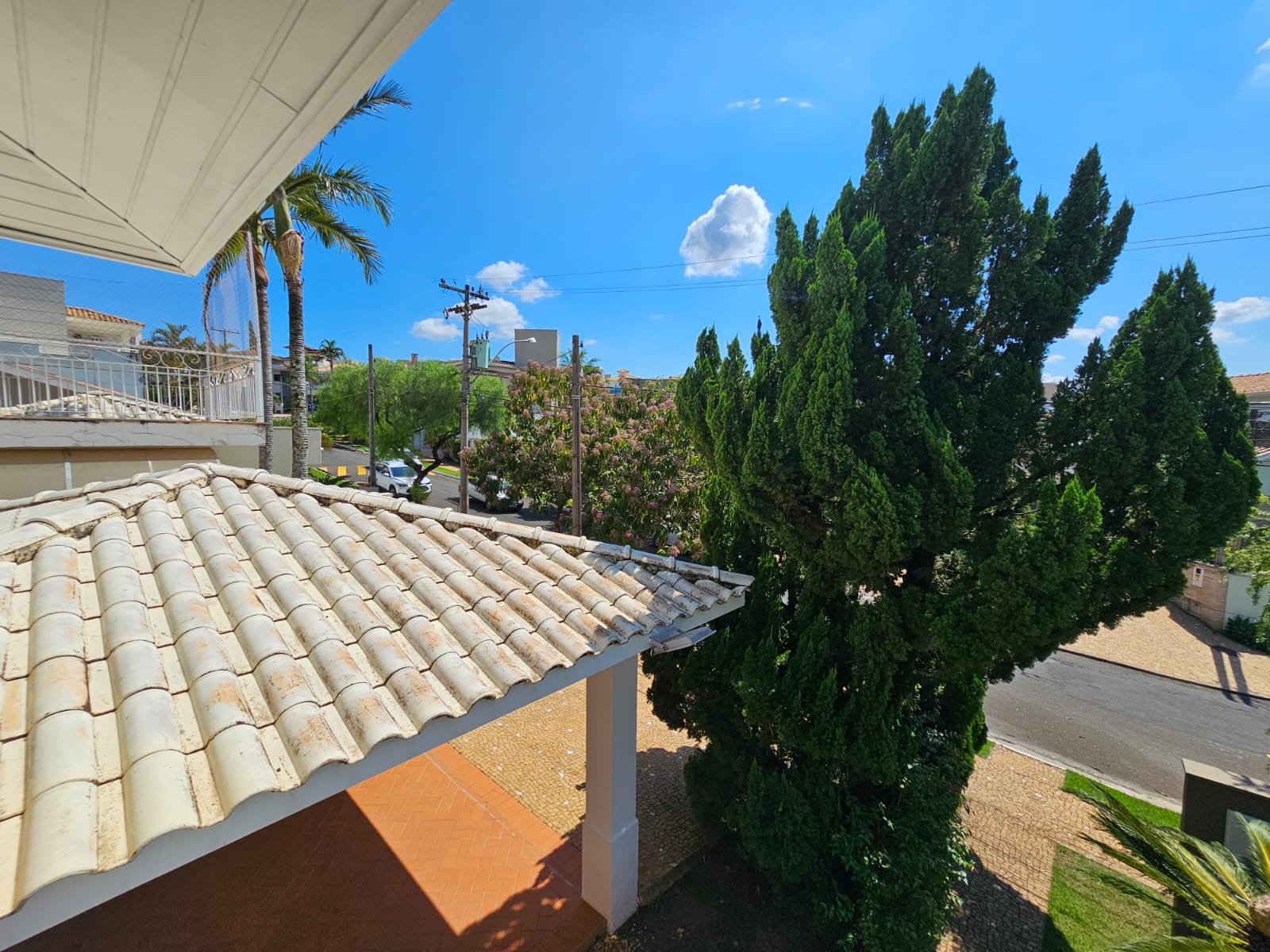 vista varanda escada, subindo para os dormitórios 