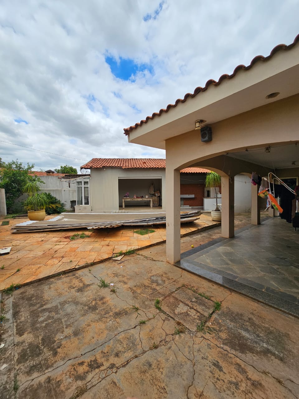 vista entrada área gourmet 