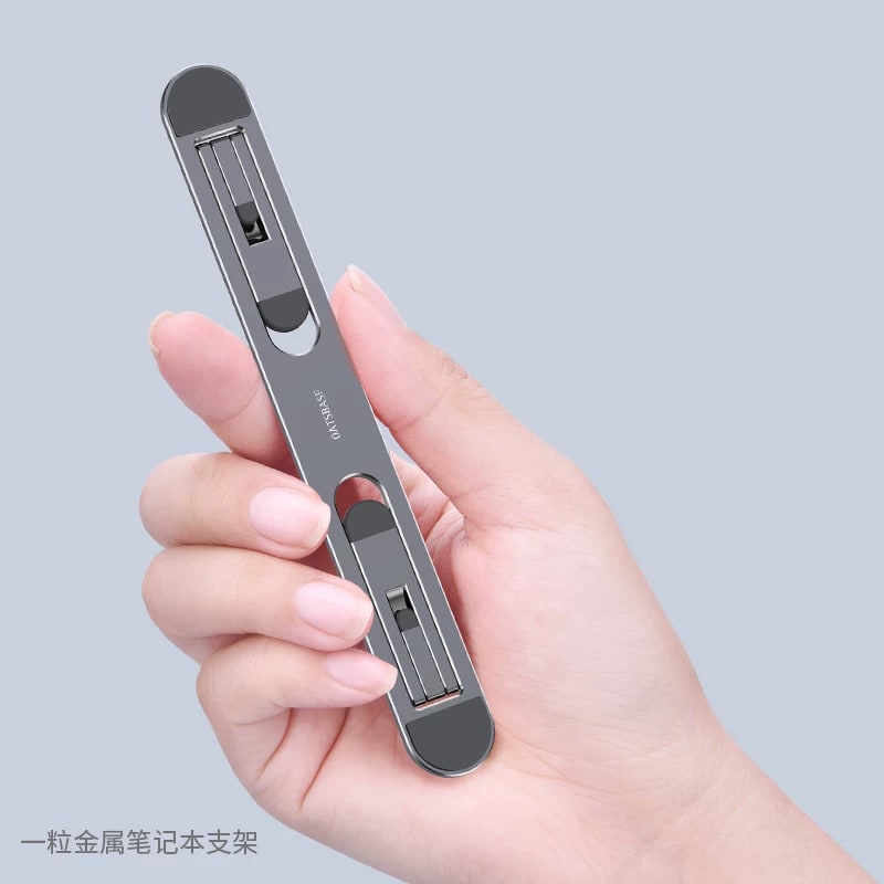 Oatsbasf Adhesive Folding Metal Laptop Riser Stand photo 2
