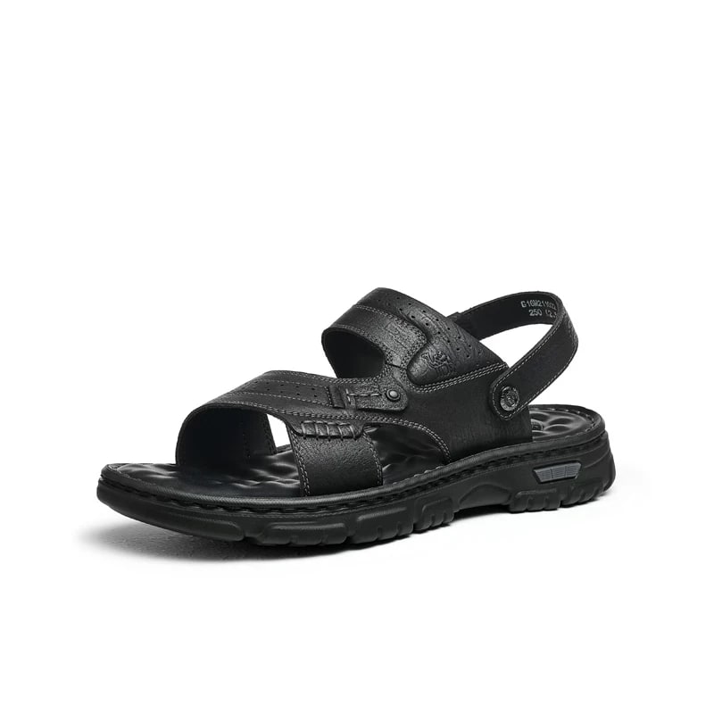 Camel Men's Leather Sandals with Back Strap photo 3