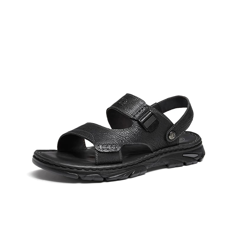 Camel Men's Leather Sandals with Back Strap photo 2