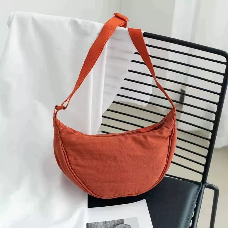 Water-Resistant Nylon Crescent Crossbody Bag photo 6