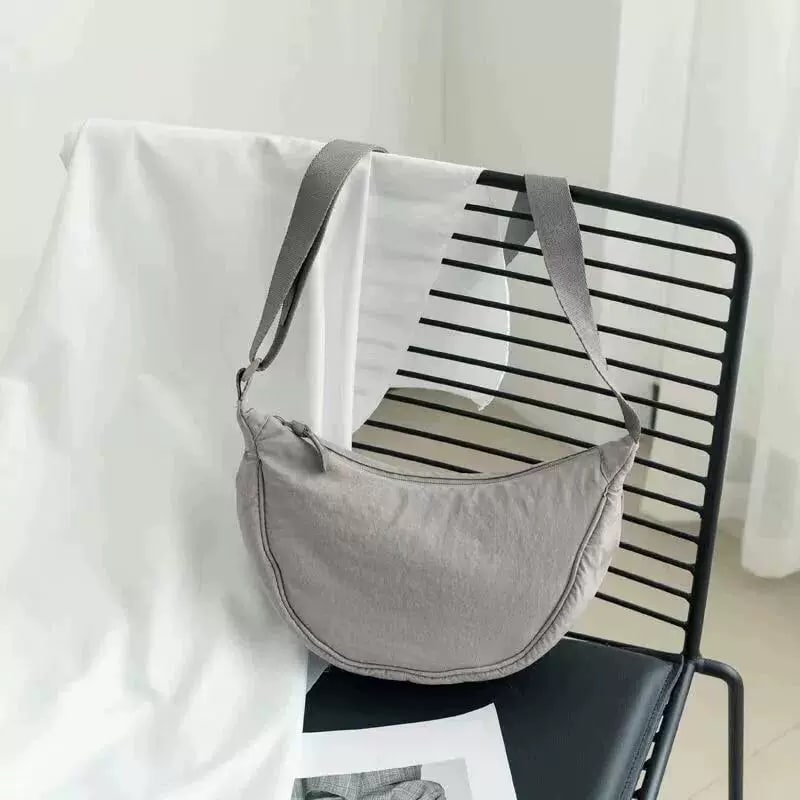Water-Resistant Nylon Crescent Crossbody Bag photo 3