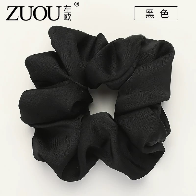 ZUOU Oversized Satin Scrunchies — Fashion on G+ Market