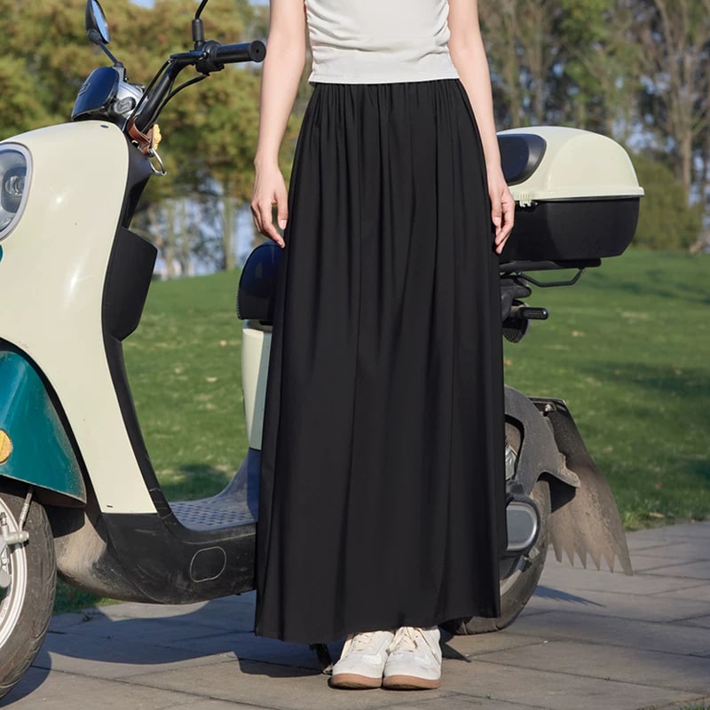 Duo Lianti Women's Sun Protection A-Line Maxi Skirt for Cycling photo 4