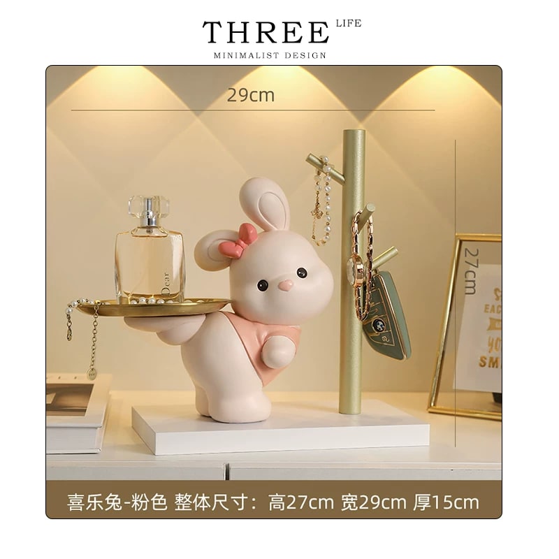 Lucky Cat Resin Ornament for Entryway and Living Room photo 6