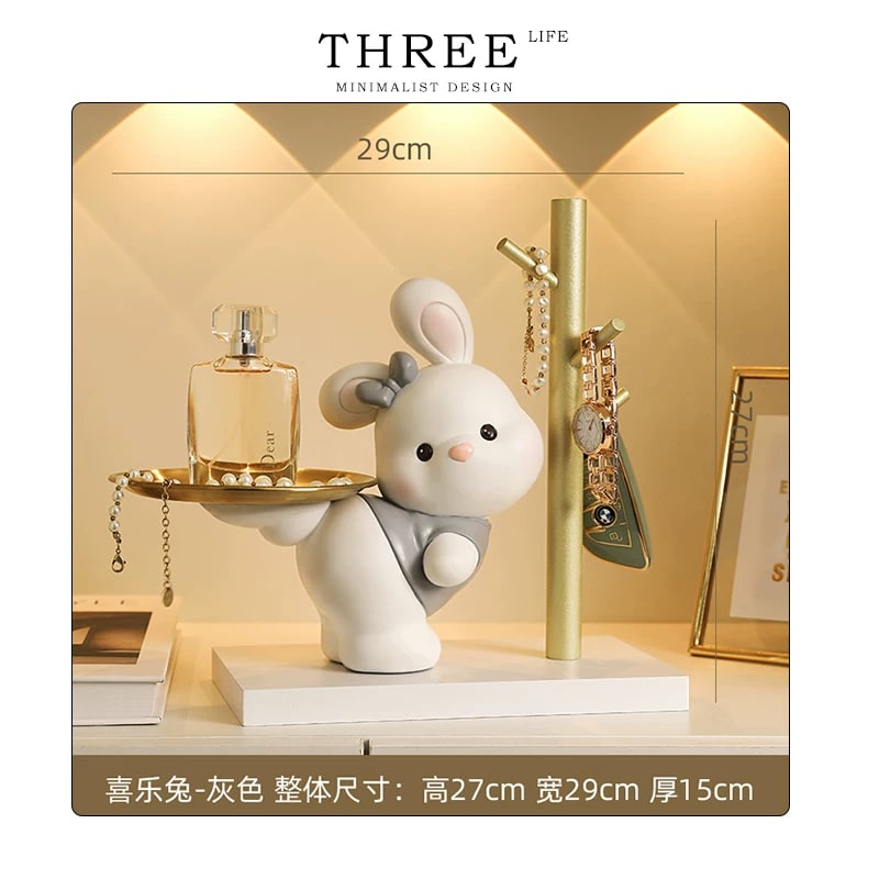 Lucky Cat Resin Ornament for Entryway and Living Room photo 5