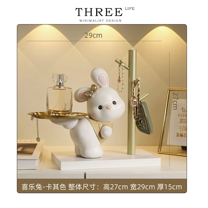 Lucky Cat Resin Ornament for Entryway and Living Room photo 4
