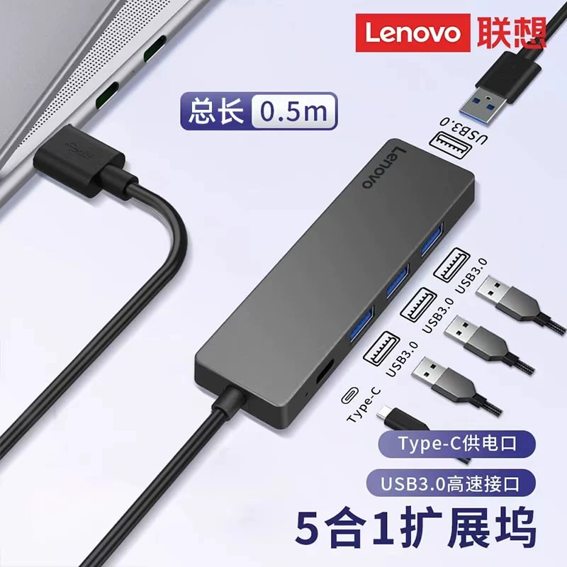 Lenovo R1 5-in-1 USB 3.0 Hub photo 3