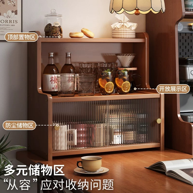 ShiZu Bamboo Countertop Cup and Tea Rack photo 4