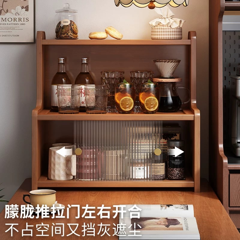 ShiZu Bamboo Countertop Cup and Tea Rack photo 5