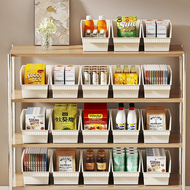 Open-Front Kitchen Storage Basket - Pack of 3 photo 3