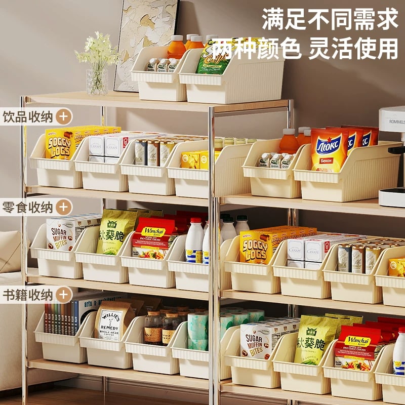 Open-Front Kitchen Storage Basket - Pack of 3 photo 5