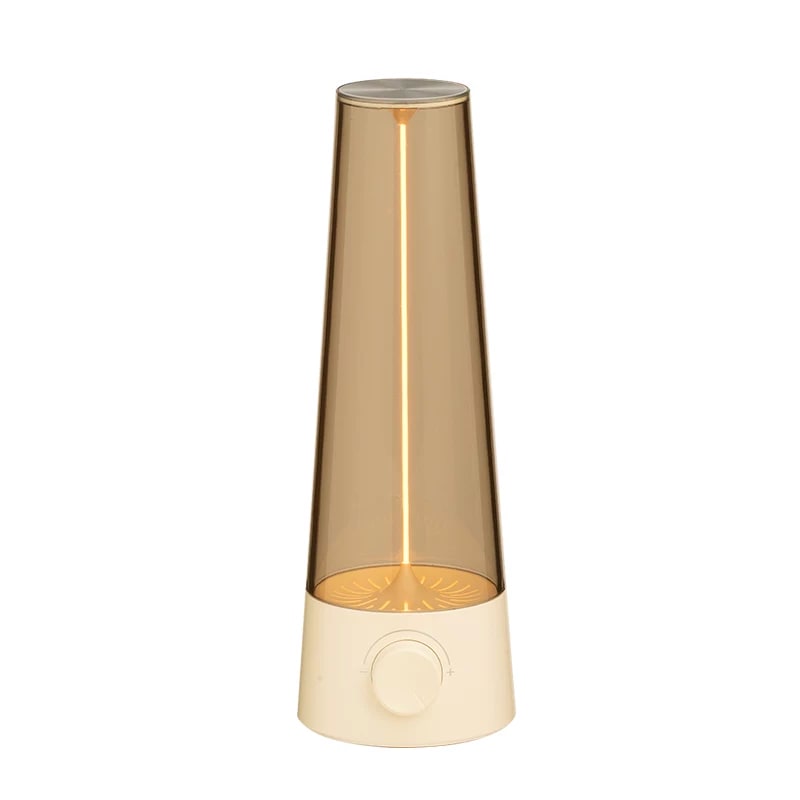 Amber Cone Ambient Table Lamp with Rotary Dimmer photo 2