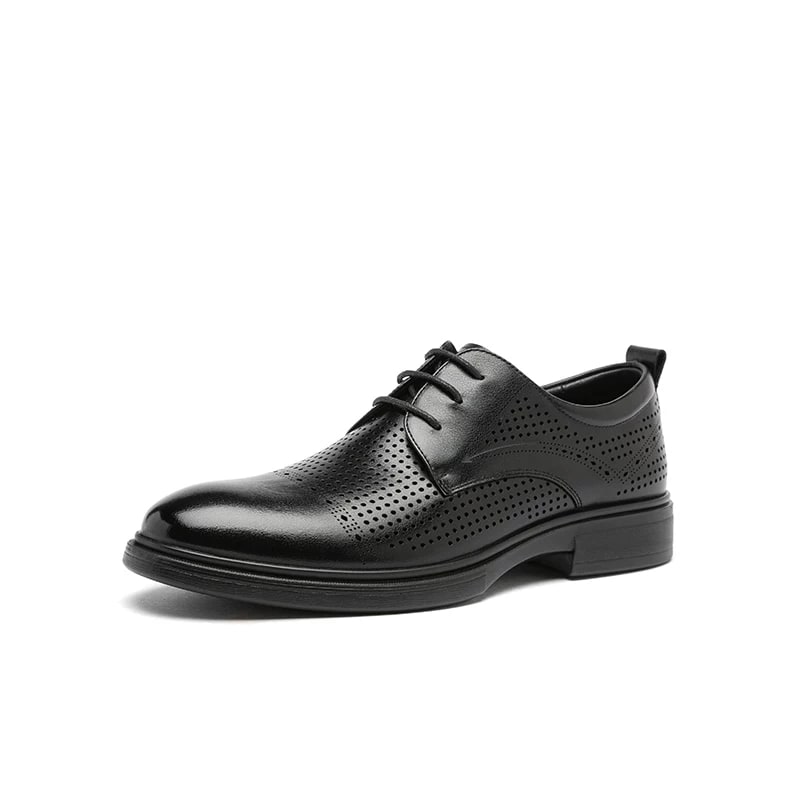 Perforated Leather Derby Shoe — Fashion on G+ Market