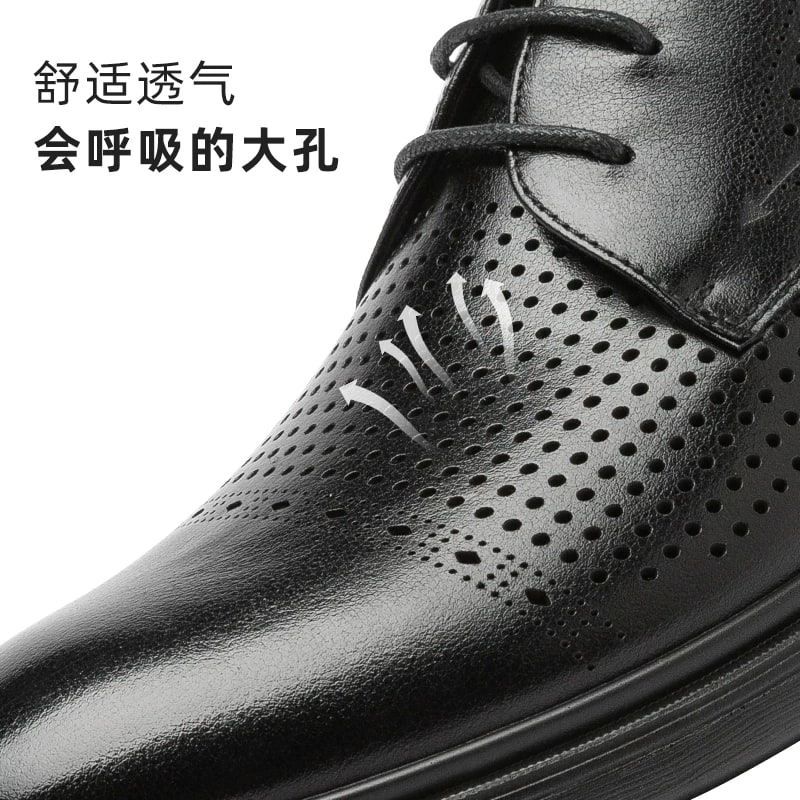 Perforated Leather Derby Shoe photo 5