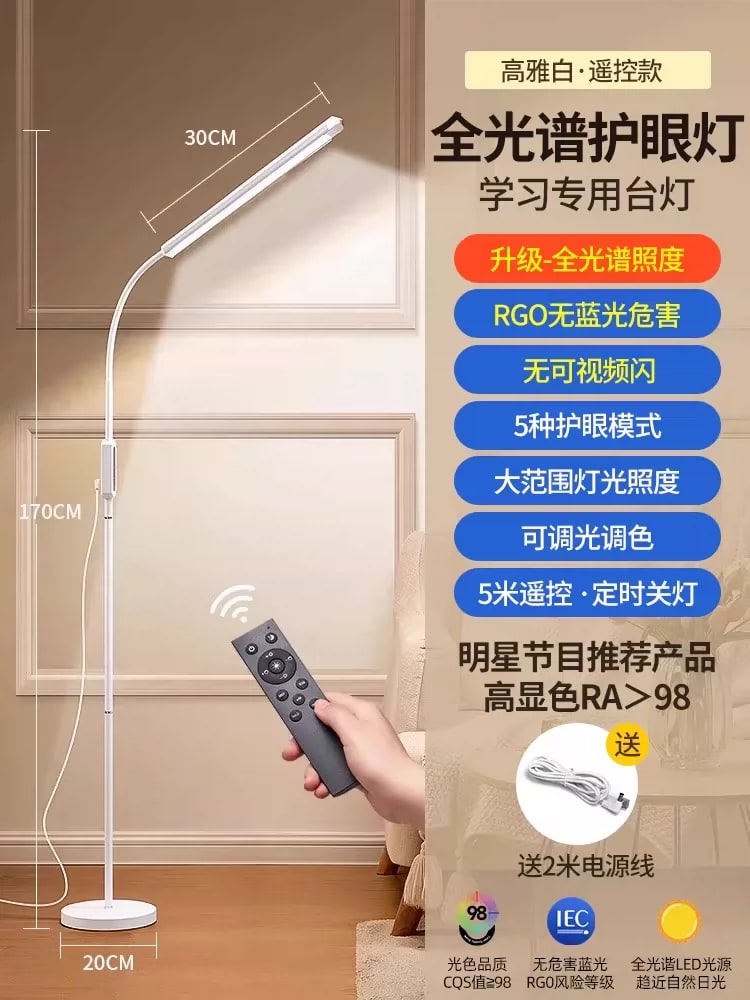 Full-Spectrum LED Reading Floor Lamp photo 2