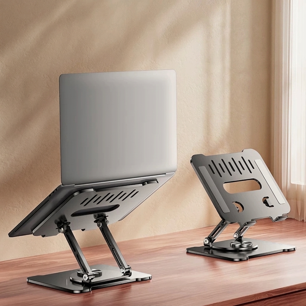 Rotatable Laptop and Tablet Stand - Adjustable Height and Angle — Electronics on G+ Market