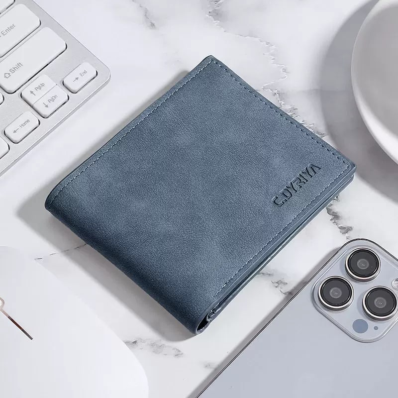 Men's Soft Leather Bifold Wallet with Card Slots photo 6