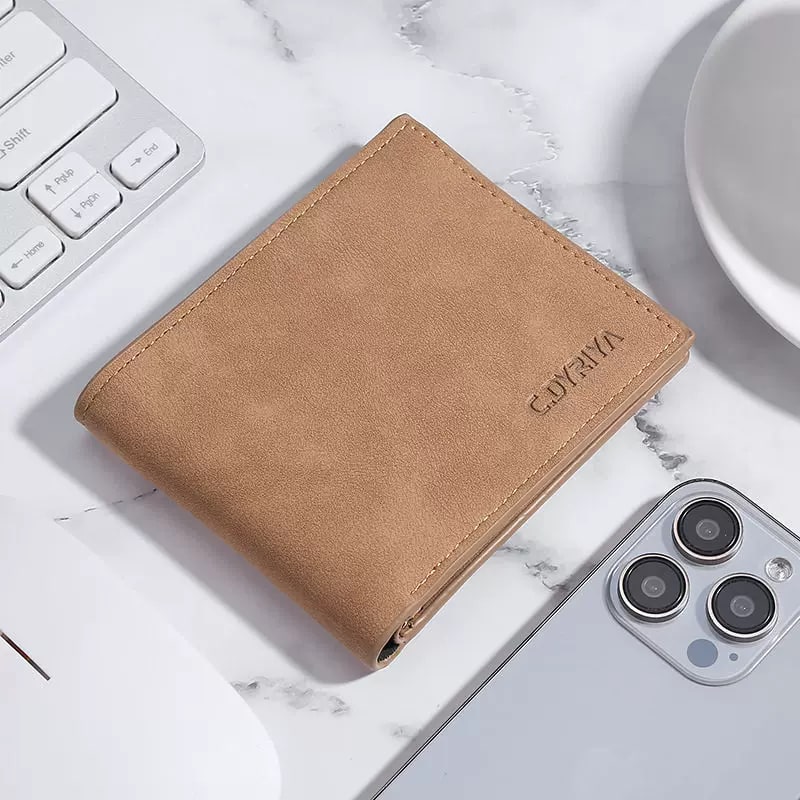 Men's Soft Leather Bifold Wallet with Card Slots photo 5