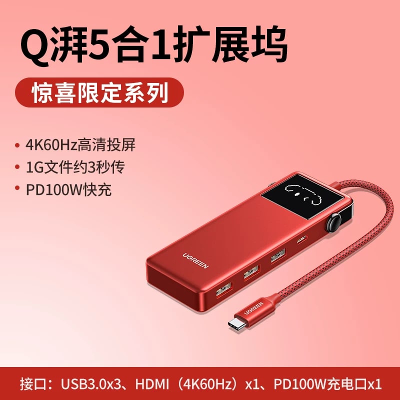 UGREEN USB-C Multiport Hub with HDMI and Card Reader photo 4
