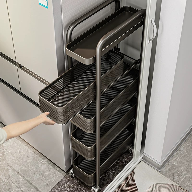 Narrow Gap Kitchen Storage Trolley on Castors — Home & Furniture on G+ Market