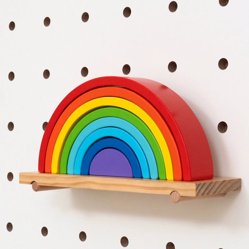Wooden Rainbow Stacking Arch Ornament — Home & Furniture on G+ Market