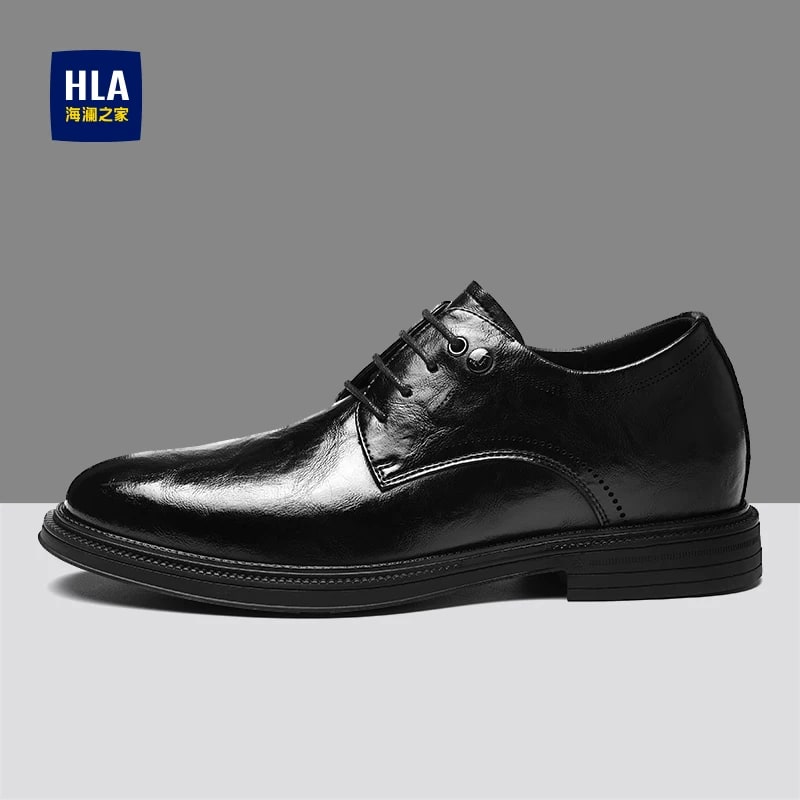 HLA Men's Leather Derby Dress Shoes — Fashion on G+ Market
