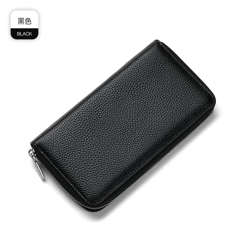 Leather Zip-Around Card Holder Wallet — Fashion on G+ Market