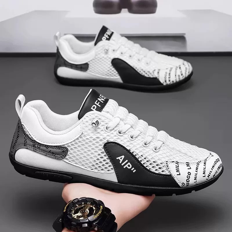 Men's Breathable Mesh Slip-On Casual Shoes photo 5
