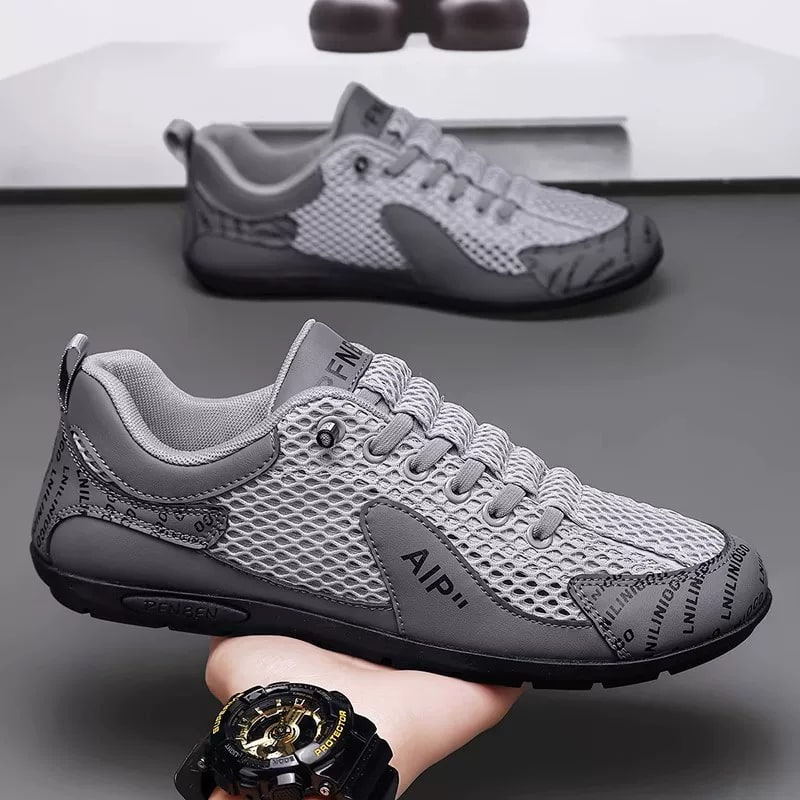 Men's Breathable Mesh Slip-On Casual Shoes photo 2