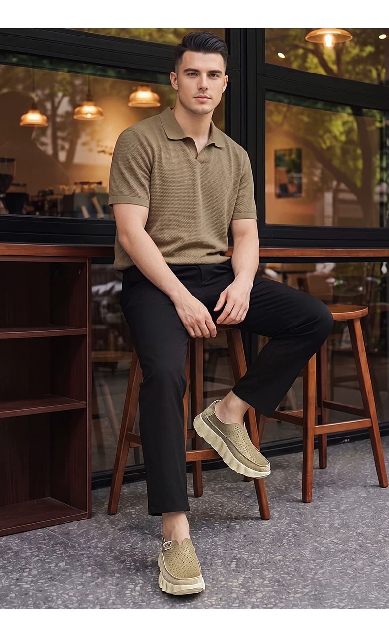 G.N. Shijia Men's Breathable Slip-On Loafers photo 2