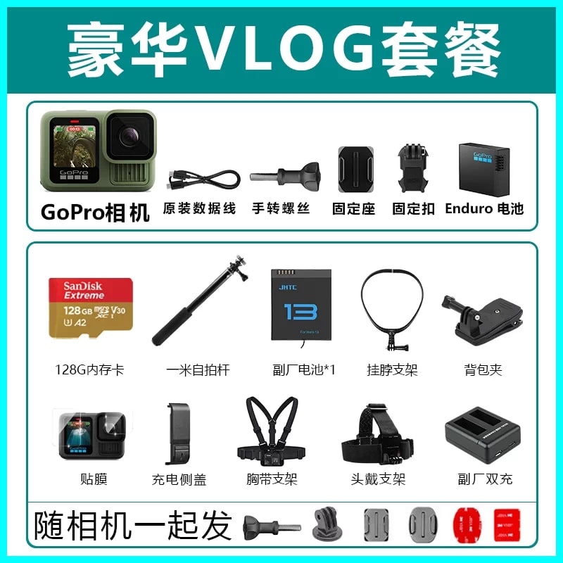 GoPro HERO13 Black Action Camera — Forest Ridge Green Limited Edition photo 3