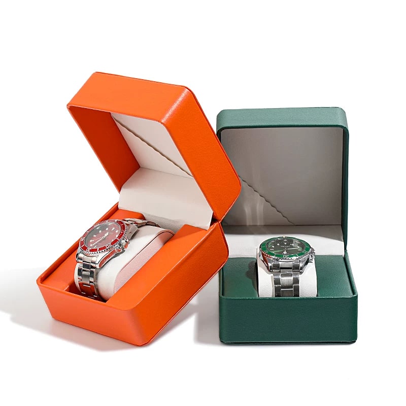 Premium PU Leather Watch Box with Slot photo 2