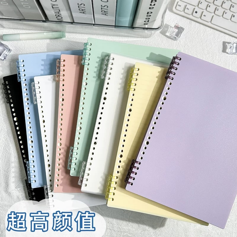Refillable Loose-Leaf Spiral Notebook Set photo 2