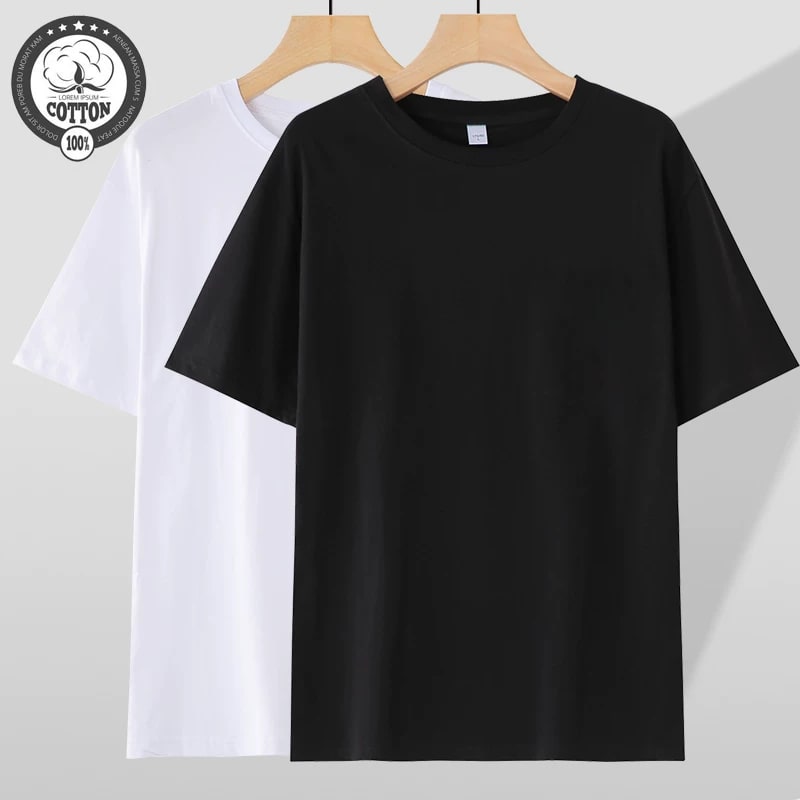 Men's Pure Cotton Short Sleeve T-Shirt photo 2