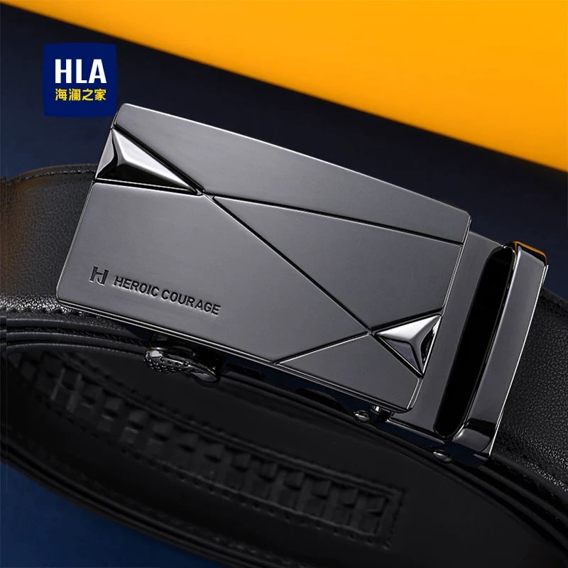 HLA Mens Leather Belt, 3.5cm Width — Fashion on G+ Market