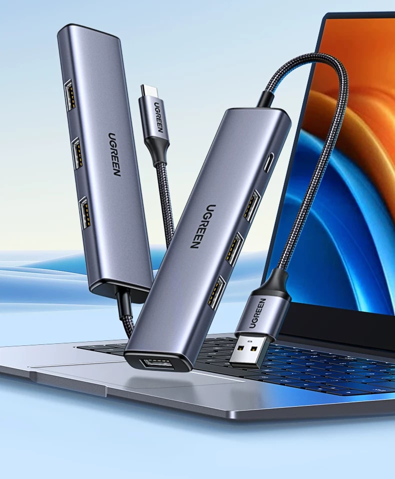UGREEN USB 3.0/2.0 Multi-Port Hub with Type-C Power Supply — Electronics on G+ Market