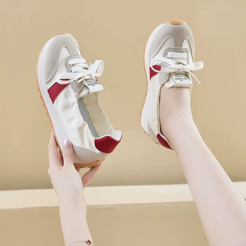 Low-Cut Slip-On Canvas Trainers for Women photo 5