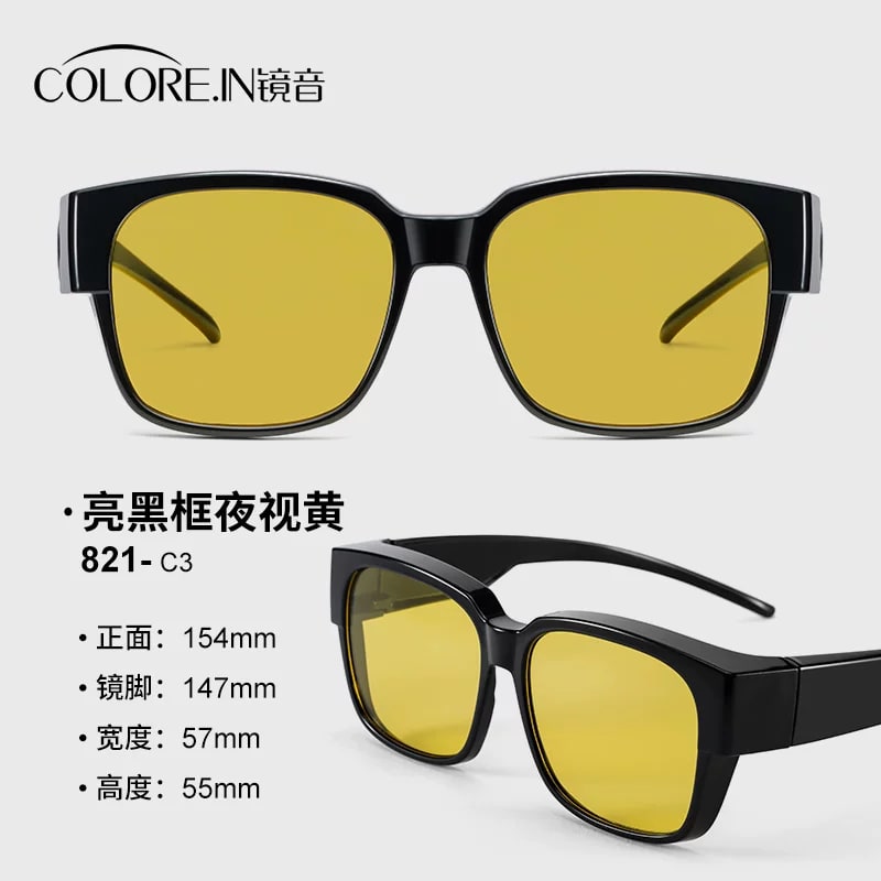 Fit-Over Polarised Sunglasses for Prescription Glasses photo 3