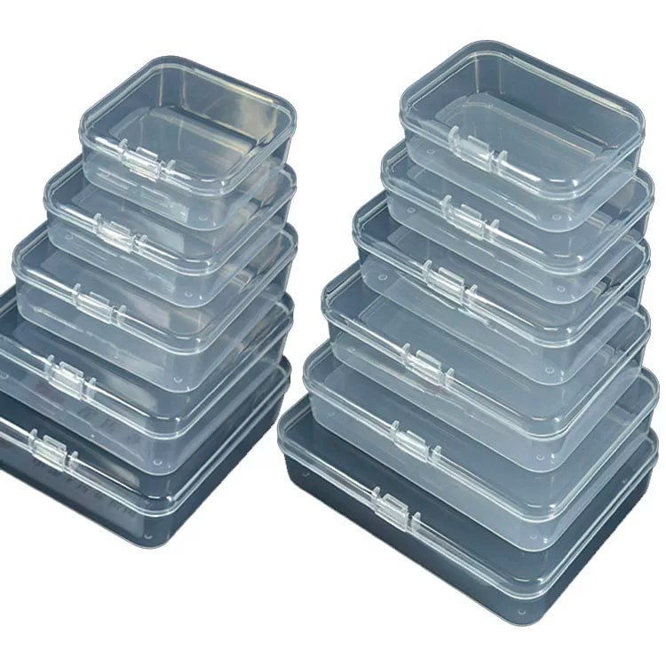 Rectangular PP Plastic Storage Box - Translucent photo 2