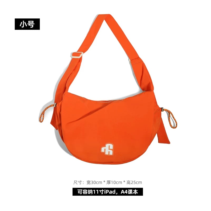 Foldable Nylon Crescent Crossbody Shoulder Bag photo 6