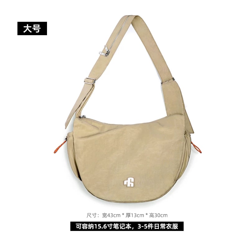 Foldable Nylon Crescent Crossbody Shoulder Bag — Fashion on G+ Market
