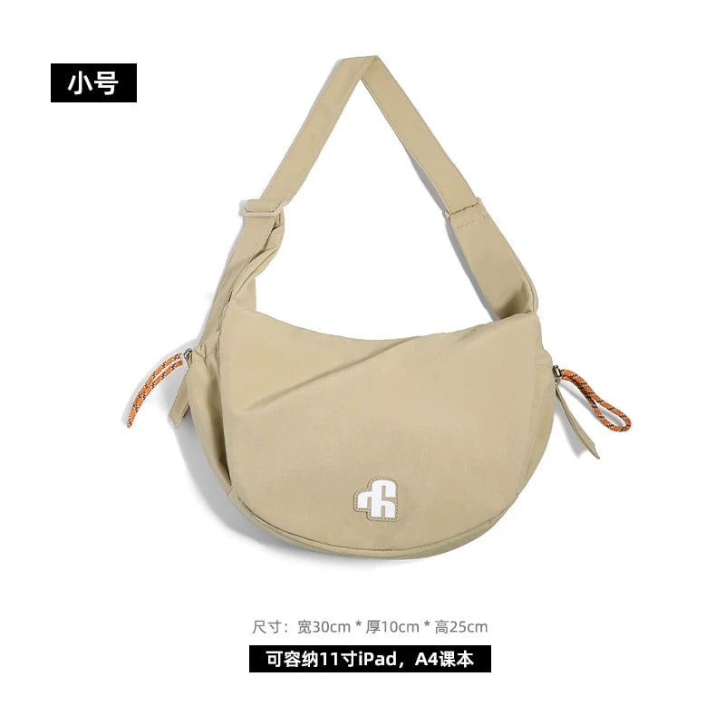 Foldable Nylon Crescent Crossbody Shoulder Bag photo 4