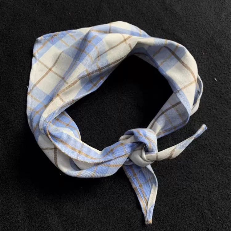 Plaid Triangle Neckerchief Scarf — Fashion on G+ Market