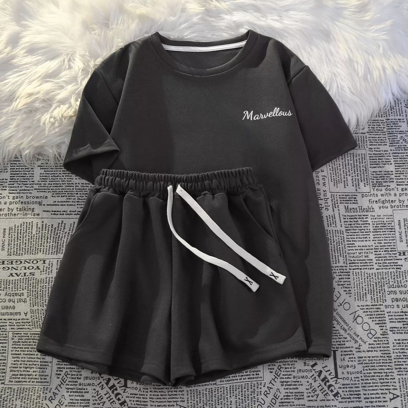 Women's Two-Piece Tee and Shorts Set photo 6