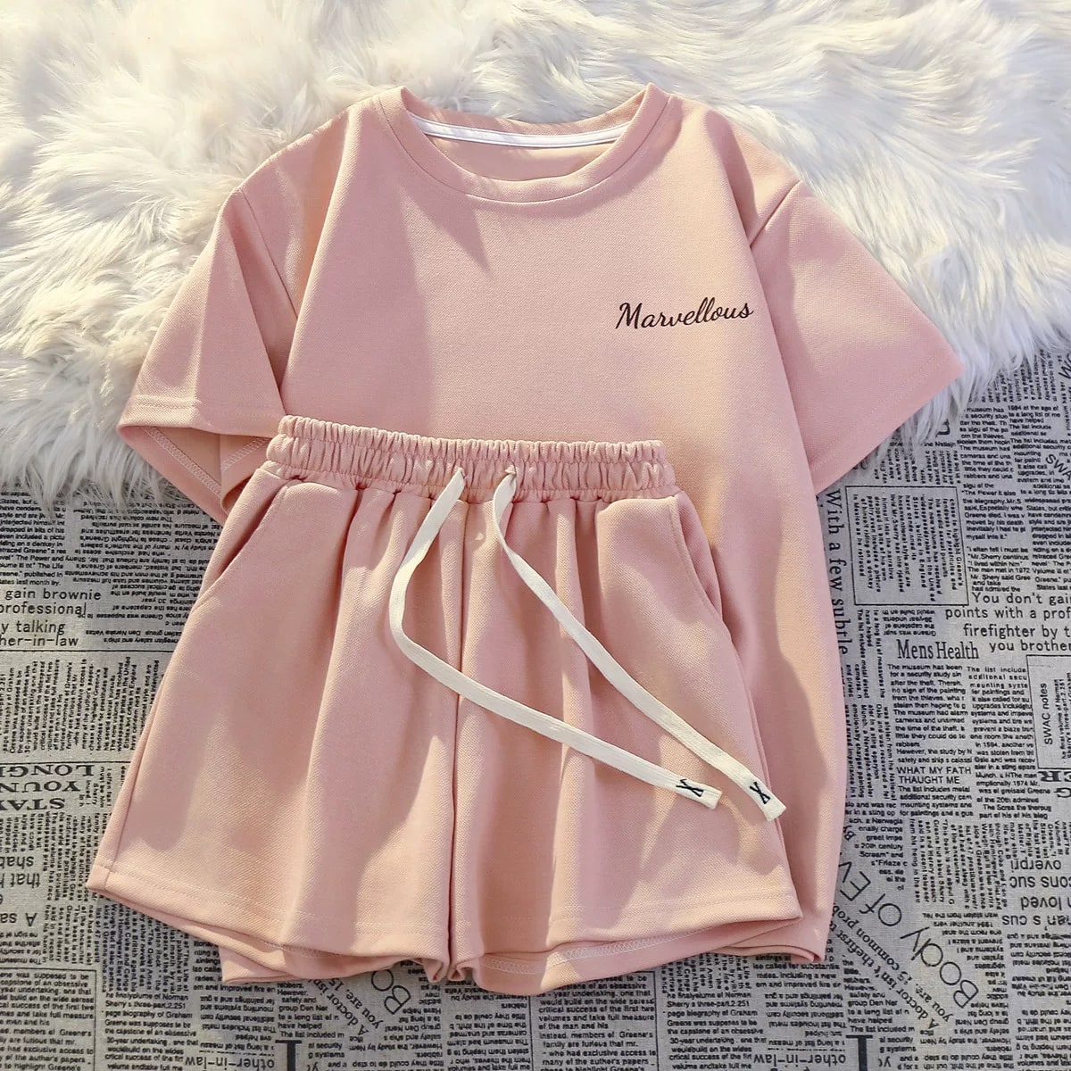 Women's Two-Piece Tee and Shorts Set photo 4