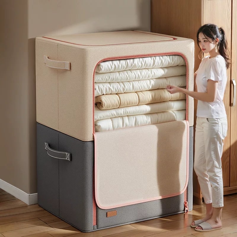 Foldable Fabric Storage Box for Clothes and Bedding — Home & Furniture on G+ Market